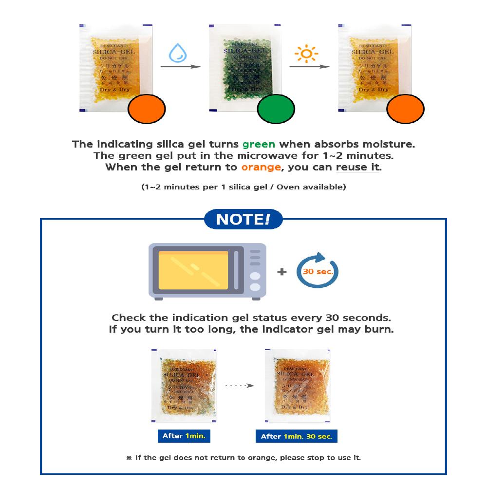 SUNNY HOME Indicating Gel Silica Gel