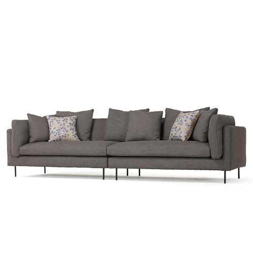 Madeleine series_fabric 01 sofa for 3 persons / Saint grey