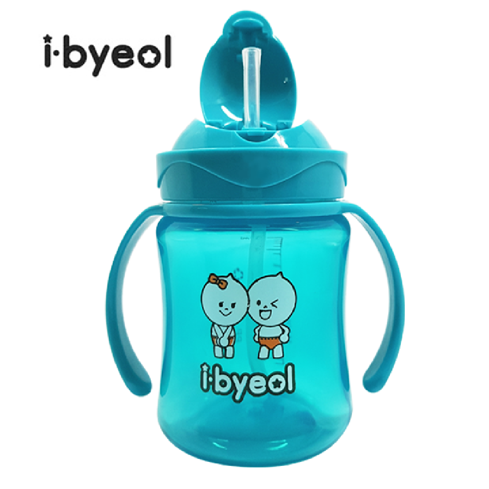 ibyeol flip color pp straw cup 250ml