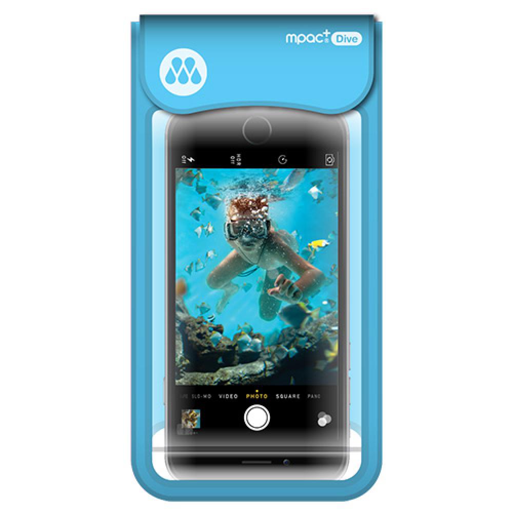 mpac'Dive D20 Smartphone  Waterproof Scuba Divers Case Blue