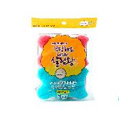 INSAN Antibacterial 3 fold Soft Scrubber Light Duty Scrubber Pack of 5