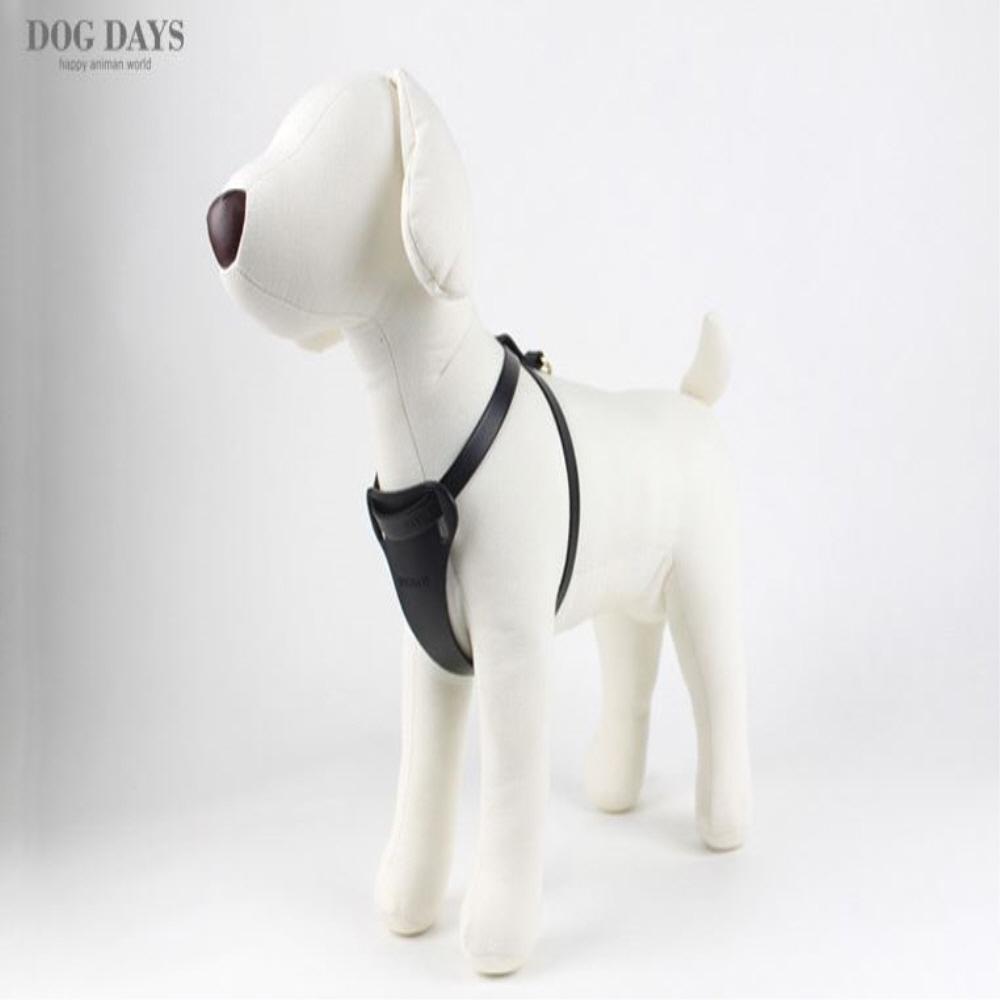 Premium leather harness T type (Black)