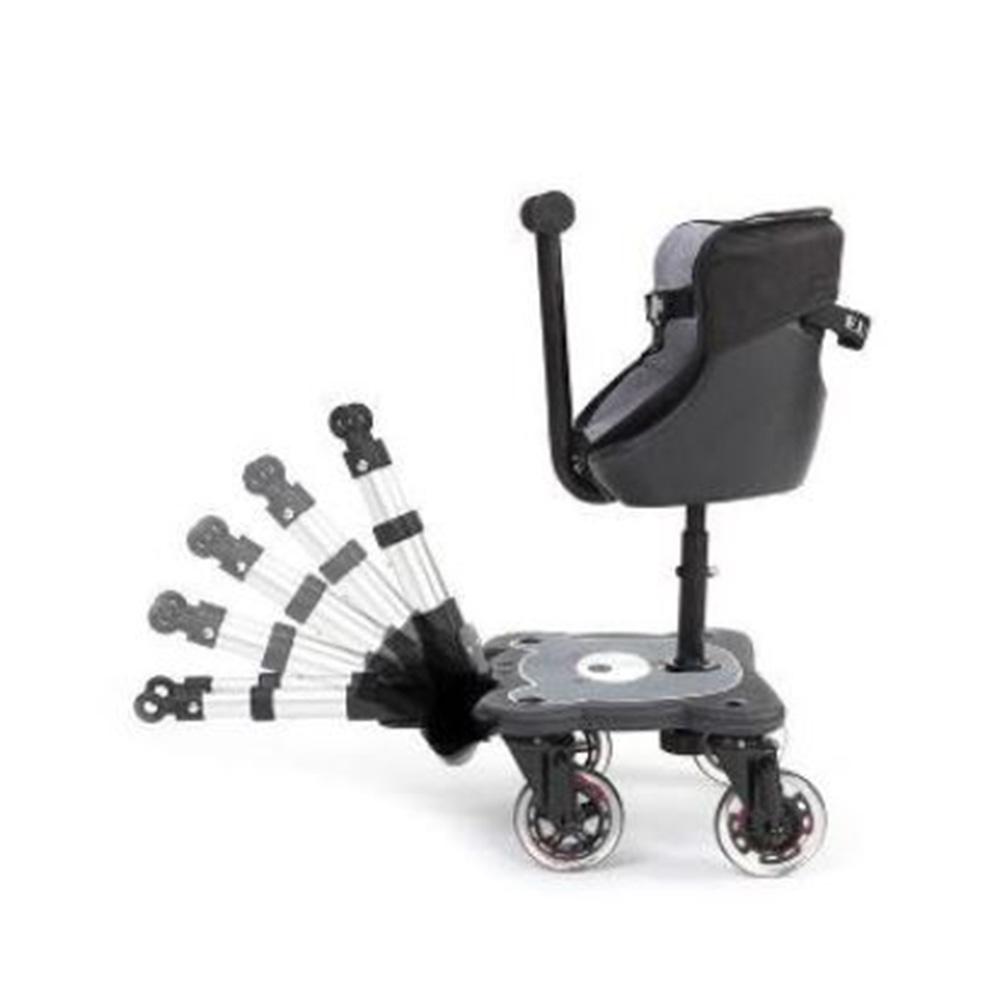 KIDS-SLEDS 4 WHEEL designed to provide a unique experience for parents and children (Black)