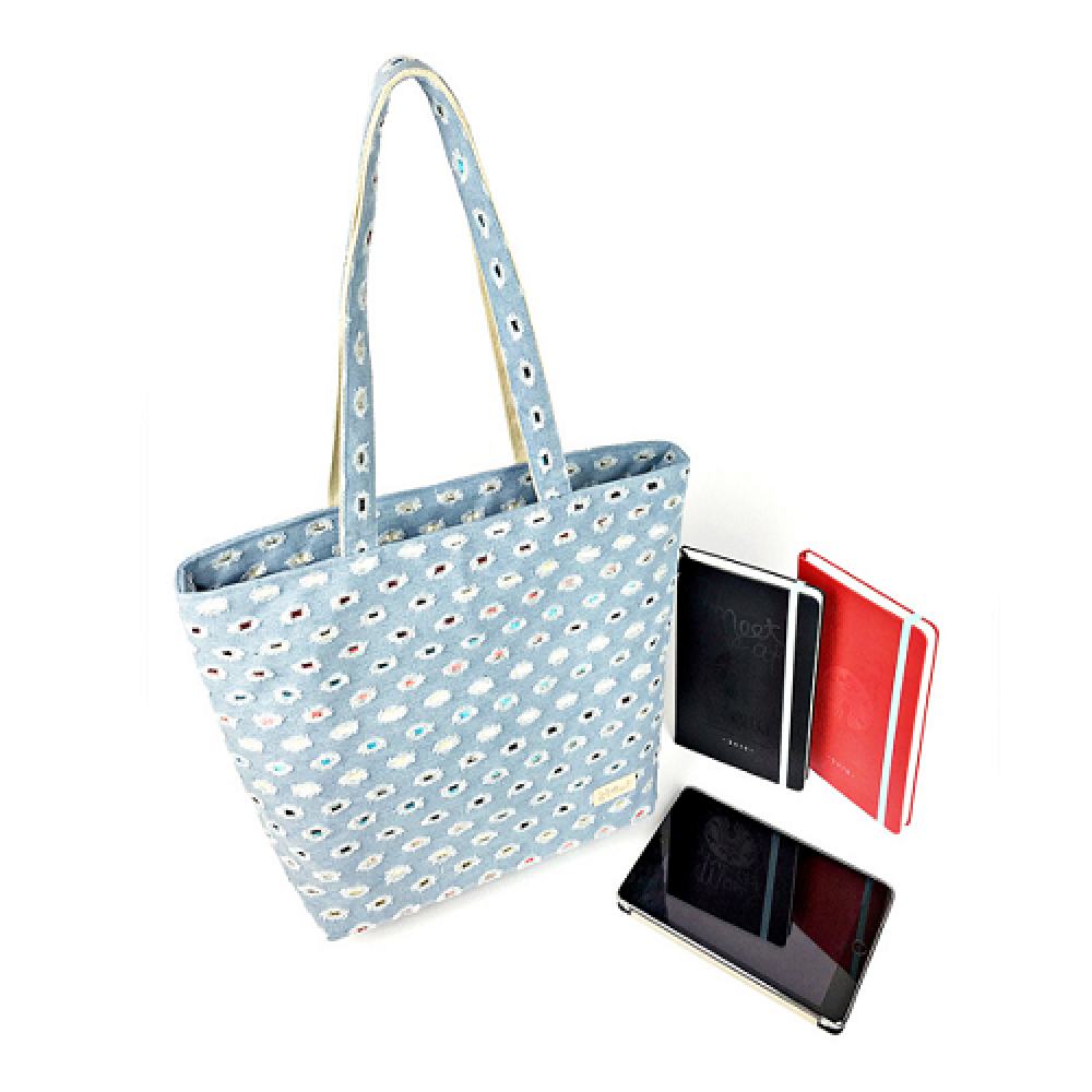 Denim Shopper Bag+