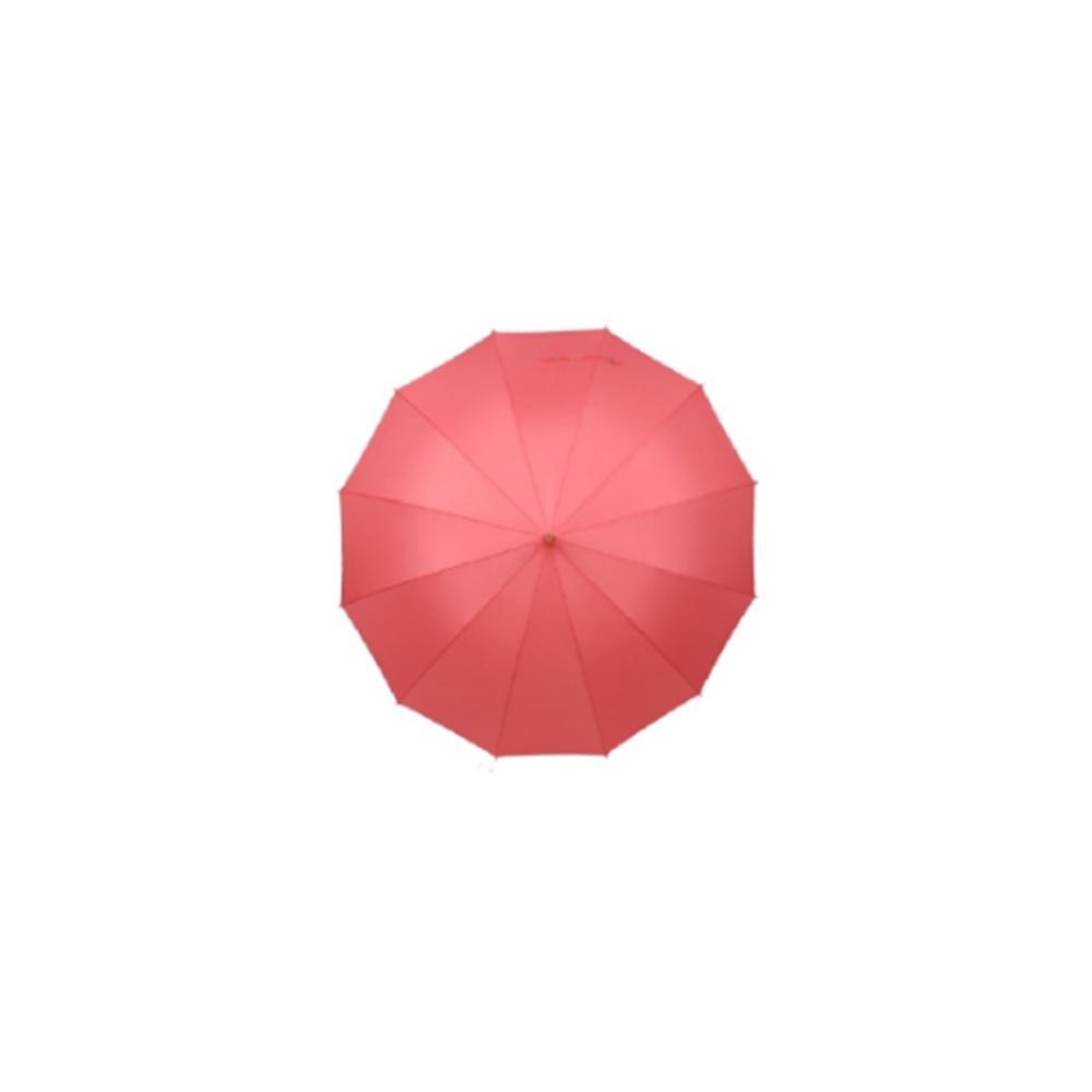 TWIN STAR CLASSIC & TRENDY DAILY LONG UMBRELLA PEACH PINK (AUTO)