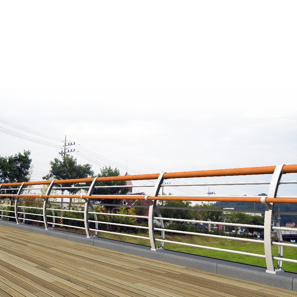 Aluminum bridge rail