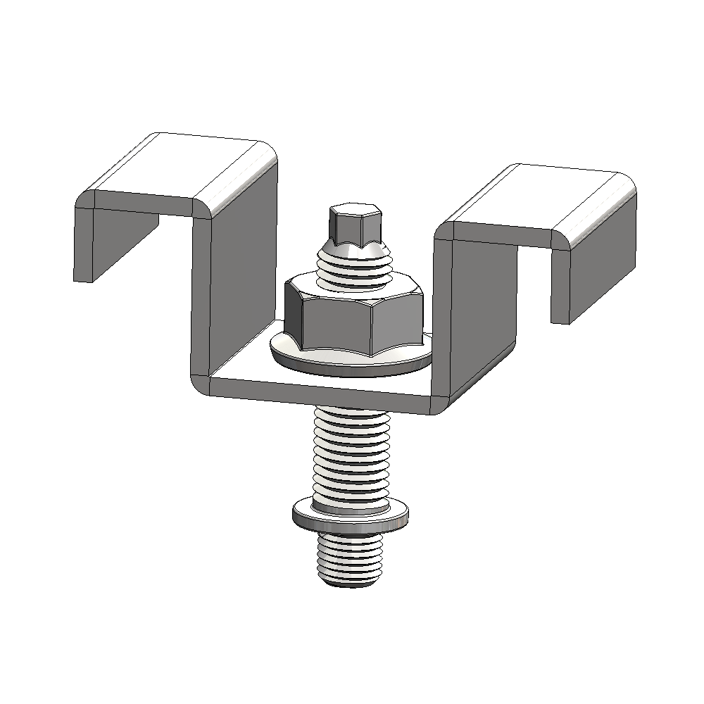 Grating clip (clamp) PSFM8-25