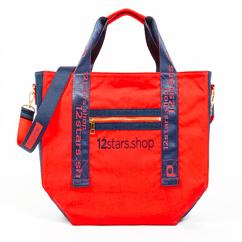 RedLogoHandle Canvas Bag