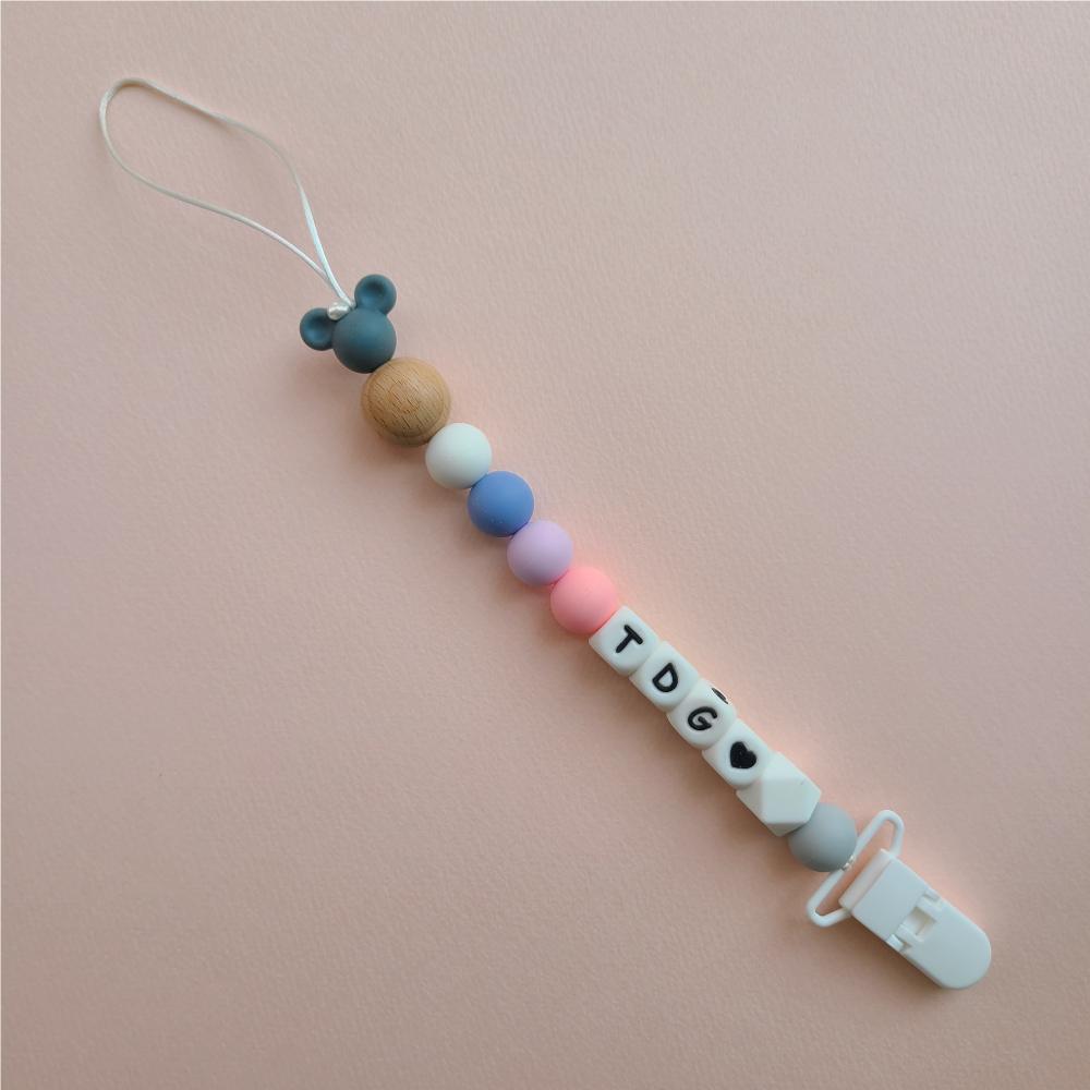Korean Pacifier Clip Brand, SILICONE PACIFIER CLIP
