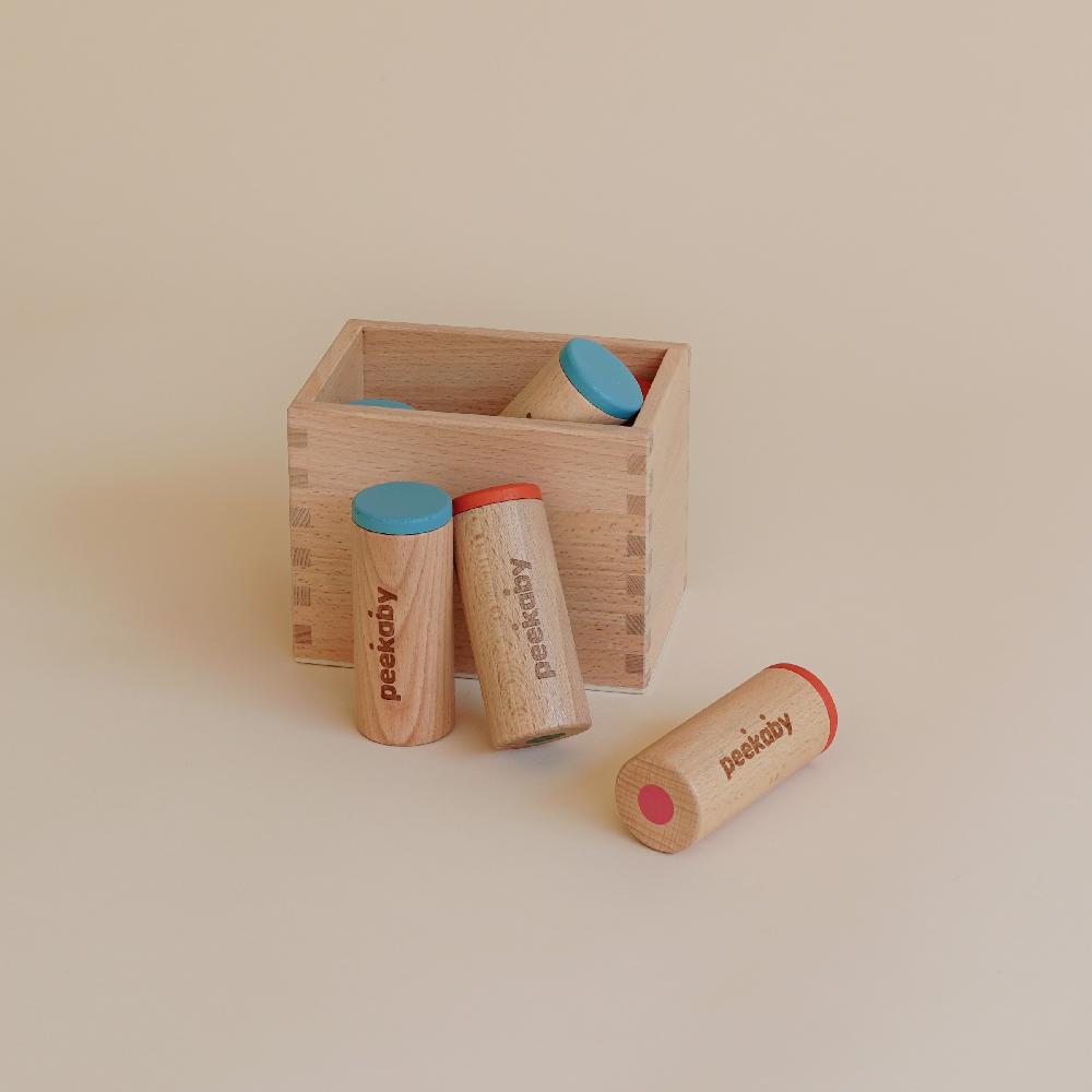 Peekaby Play Kit (7-8 months): Stage-based Montessori Baby Toy Set for Child Development