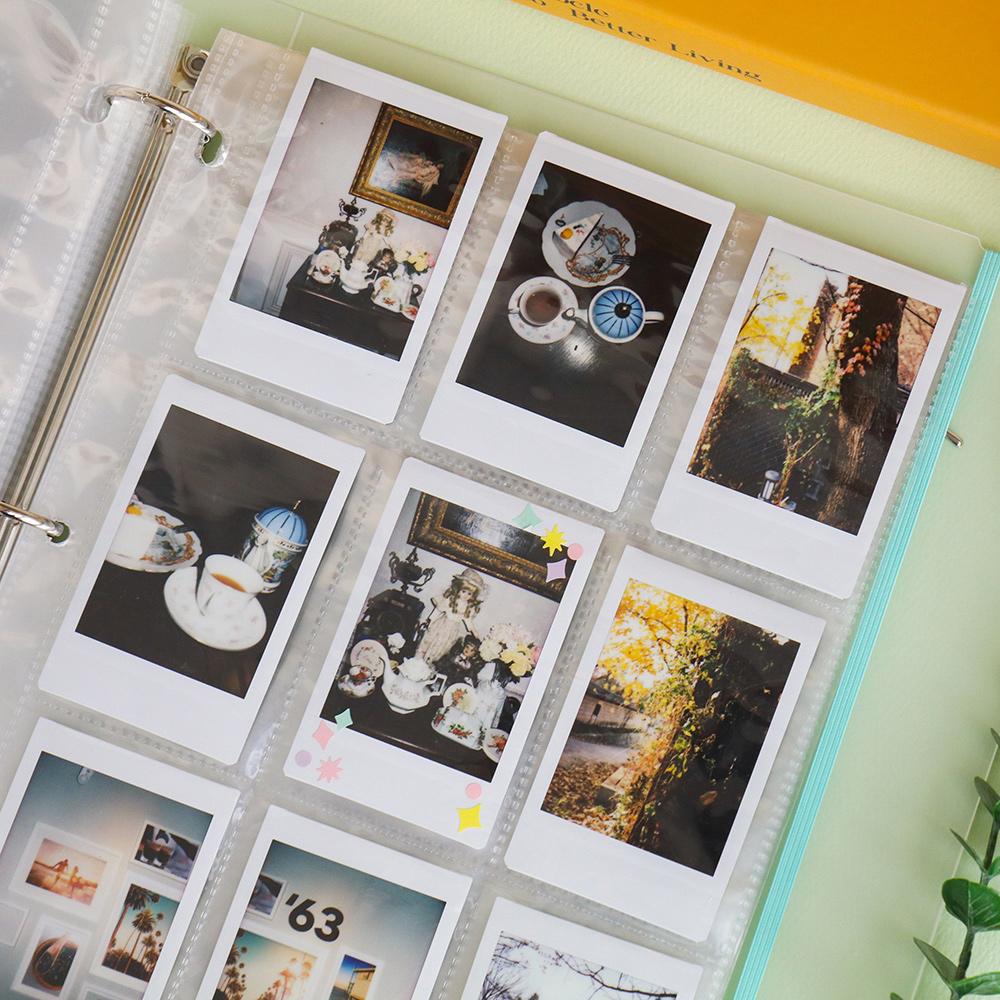 3-ring photo card binder - 9 pocket