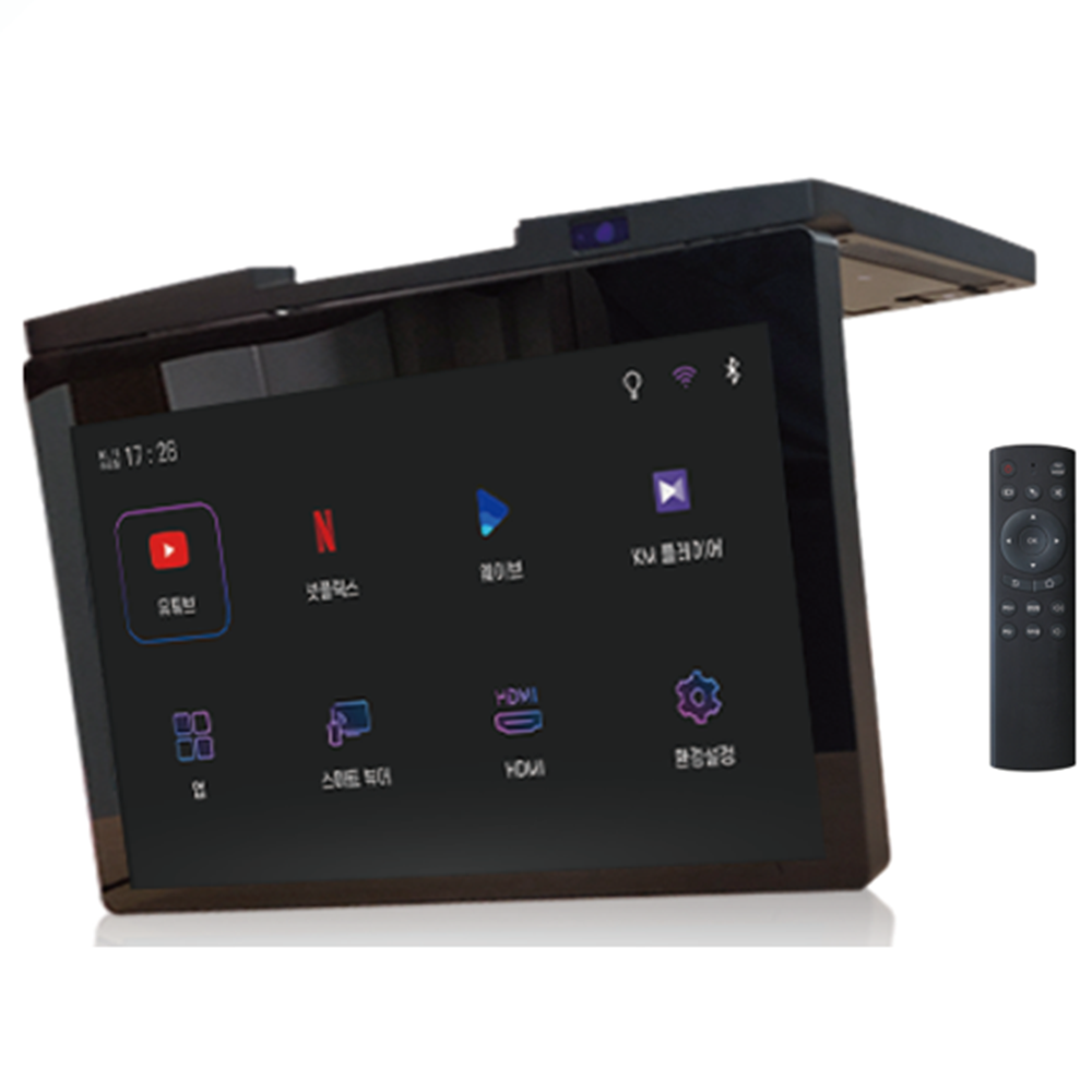 Roof Mount  Motorized monitor with Headrest dual monitor