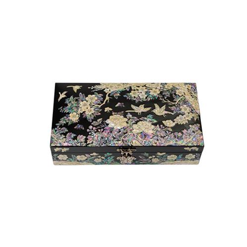 Mother of Pearl Jewelry Box 22plum