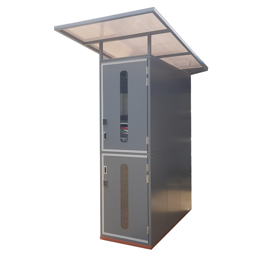 Cabinet bike store equipment