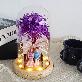 detail image4 LED Fog Couple Glass Dome Mood Lamp Lovely Figure Fog Flower