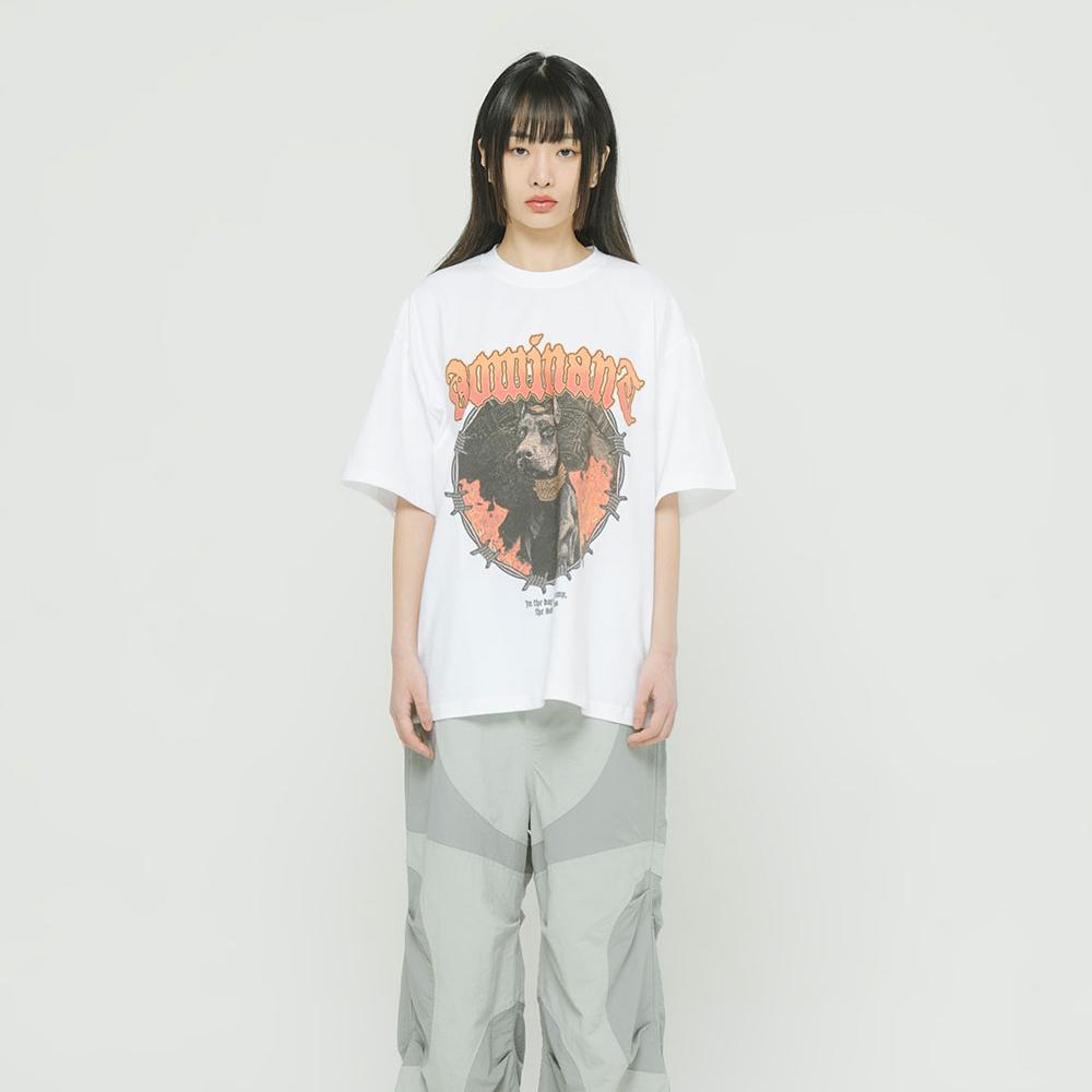 DOBERMAN T-shirts WHITE