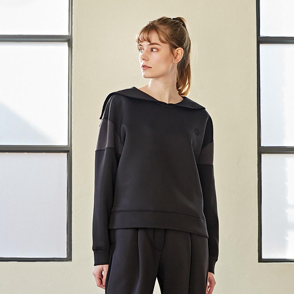 [CUSTOMUS] Luxury cushion fabric shawl collar sweat-shirt CFW23SKMT205