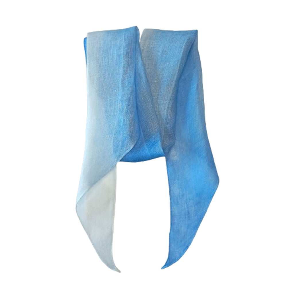 Linen mesh indio dyed  scarf