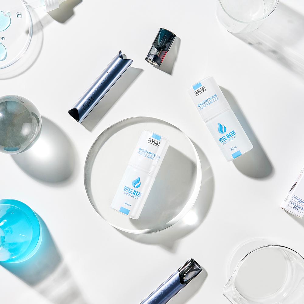 ENDPUFF 30ml Liquid approved as a quasi-drug by the Korea, Menthol Flavor