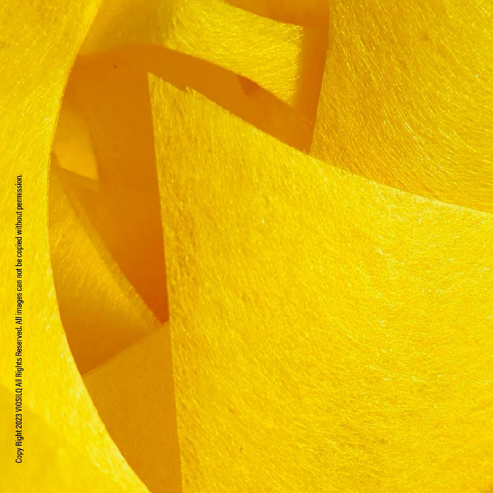 Natural Non-woven Golden Raw Silk Sheet