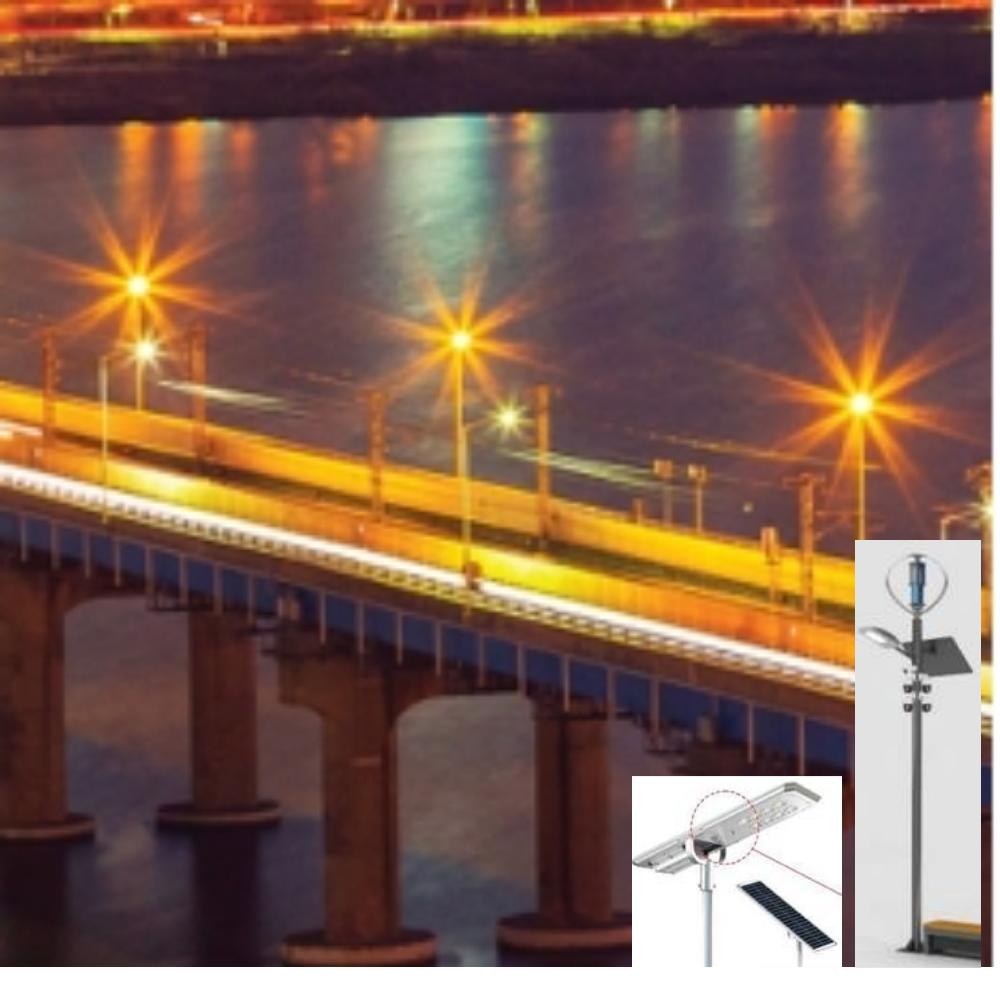 Long Life with Capacitor Charging 100% Fully Independent High Efficiency Capacitor Solar Streetlight