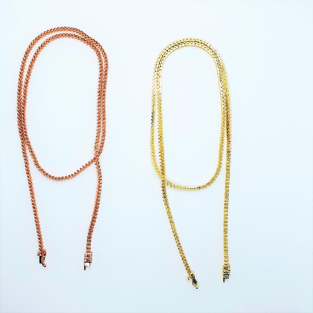 18K GOLD  TENNIS MOUNTING BRACELET